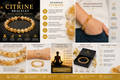 Natural Citrine Bracelet in premium gift box ideal for prosperity and meaningful gifting
