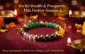 Dhan Yog Bracelet featuring 3 Clear Quartz beads for energy amplification and manifestation power