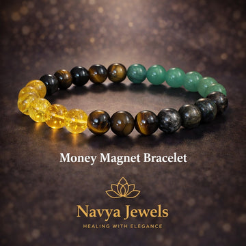 Money Magnet Bracelet – Citrine, Tiger Eye & Green Aventurine Wealth Attraction Bracelet