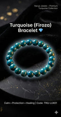 Turquoise bracelet worn on wrist for confidence communication and spiritual protection