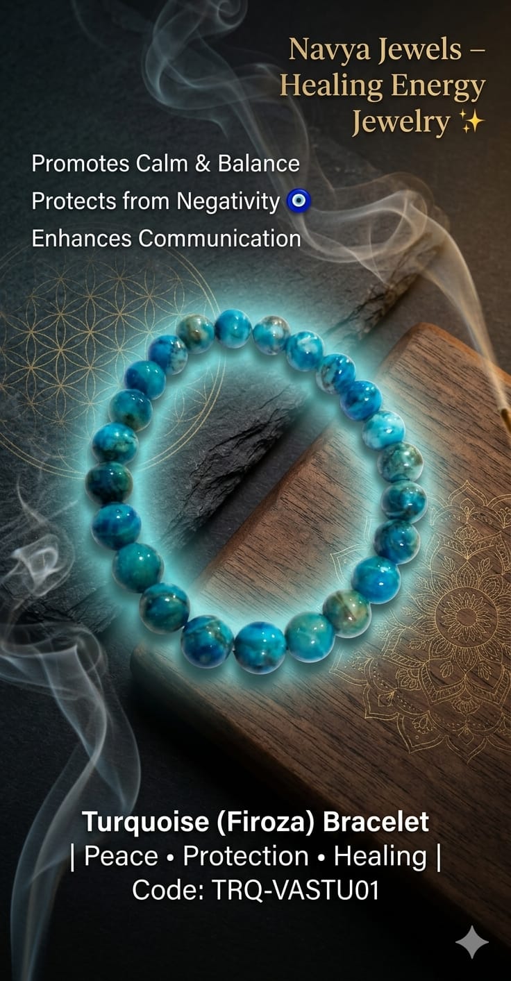 Turquoise Firoza bracelet benefits including protection wisdom communication and positivity